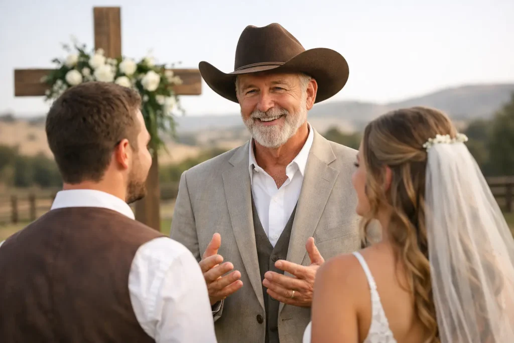 Choosing a Christian Ranch Wedding Officiant