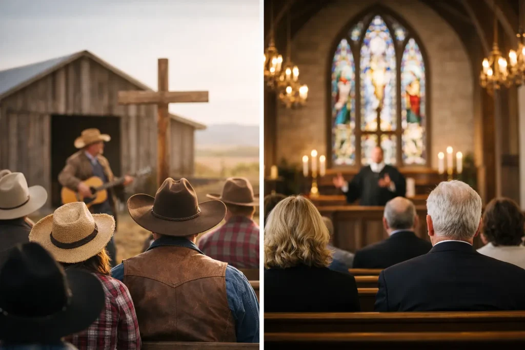 Cowboy Church Versus Traditional Church