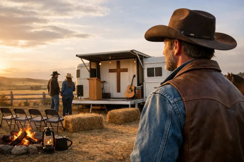 Traveling Cowboy Church Ministry That Meets You