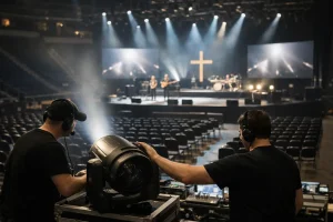 Arena Church Service Setup That Works