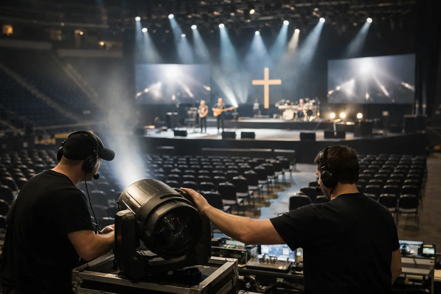 Arena Church Service Setup That Works