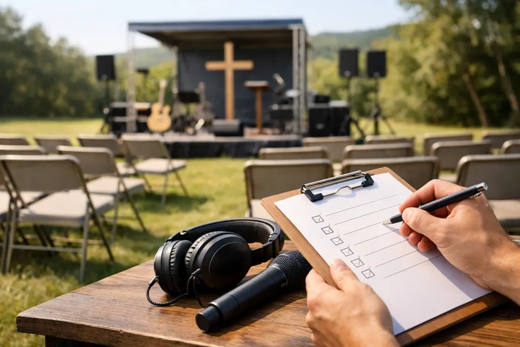 Outdoor Church Service Checklist That Works