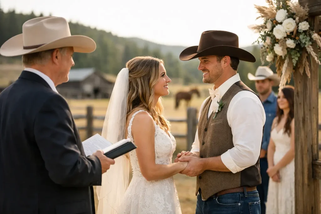 Who Can Officiate a Ranch Wedding Legally?